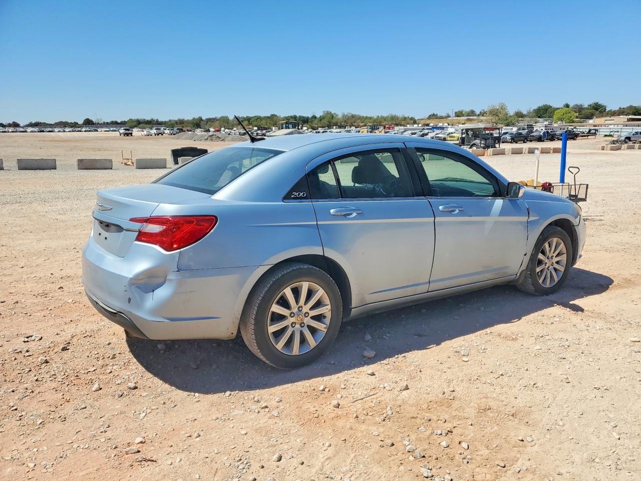 2013 Chrysler 200 Touring Синий vin: 1C3CCBBB3DN723014