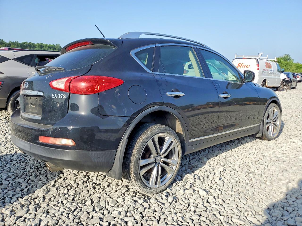 2012 Infiniti Ex35 Base Black vin: JN1AJ0HR7CM450037