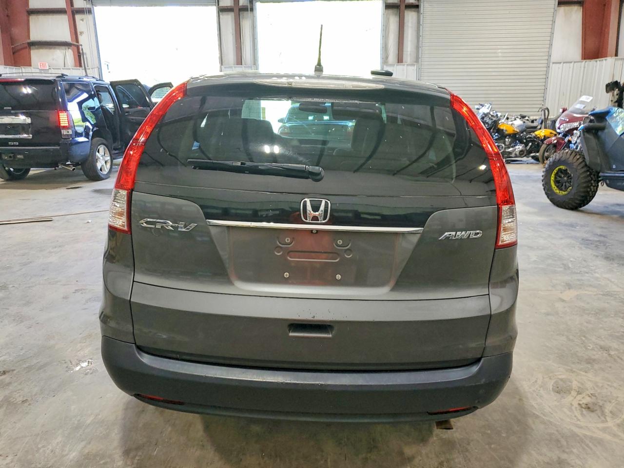 2014 Honda Cr-v Ex Gray vin: 5J6RM4H50EL049427