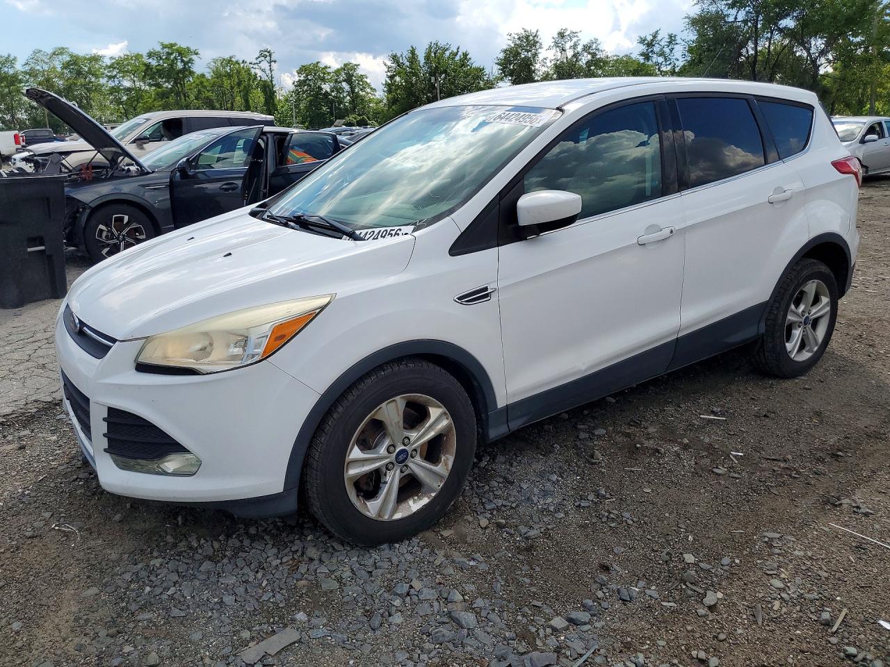 2013 Ford Escape Se White vin: 1FMCU9GX8DUD94639
