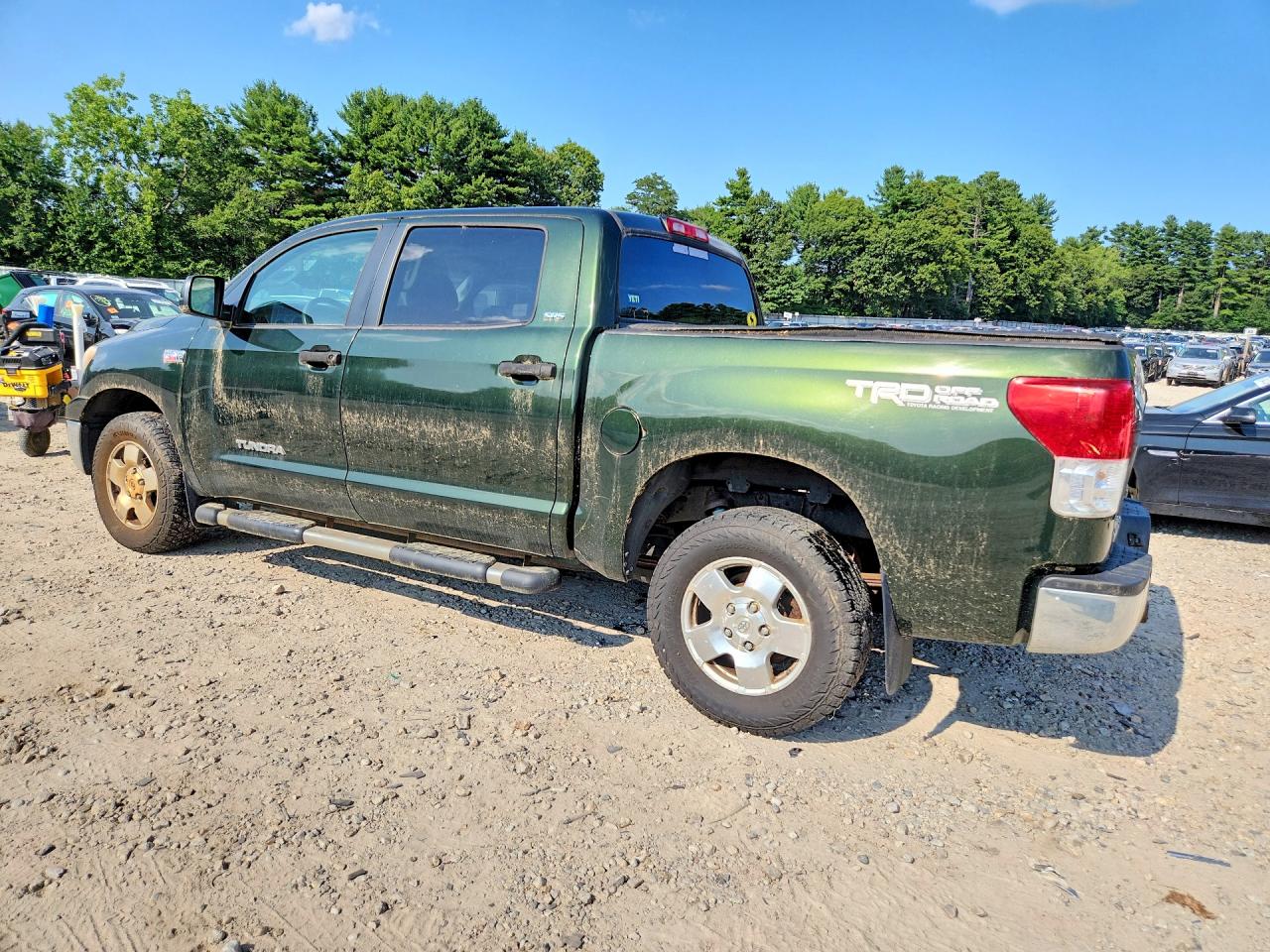 2010 Toyota Tundra Crewmax Sr5 Green vin: 5TFDY5F17AX140093