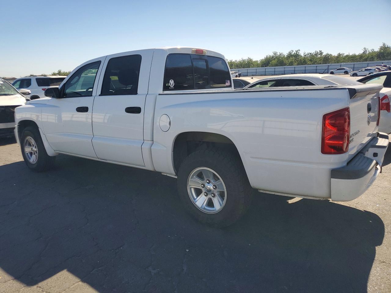 2008 Dodge Dakota Quad Slt White vin: 1D7HE48N98S581435