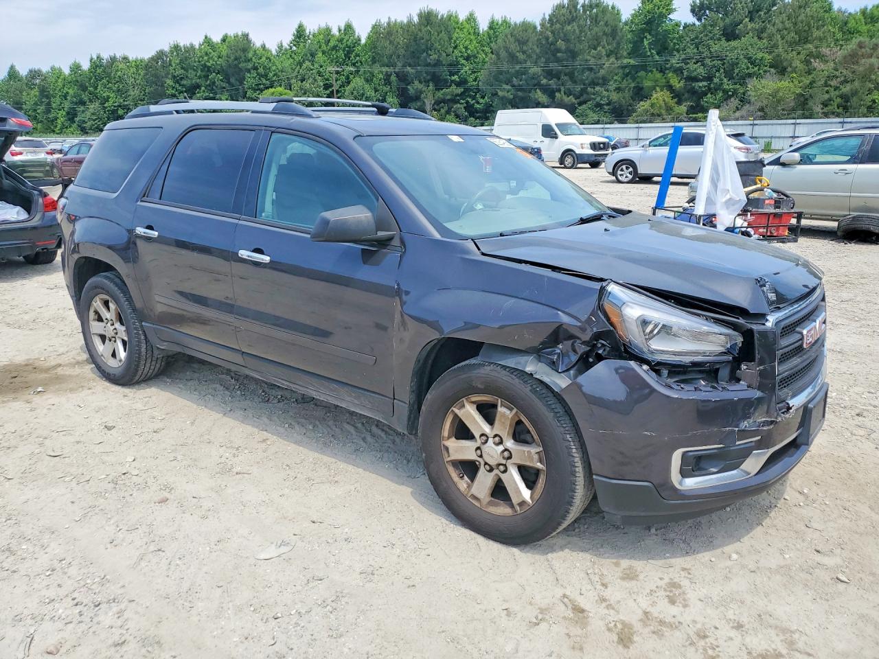 2014 Gmc Acadia Sle Black vin: 1GKKRPKD6EJ215265