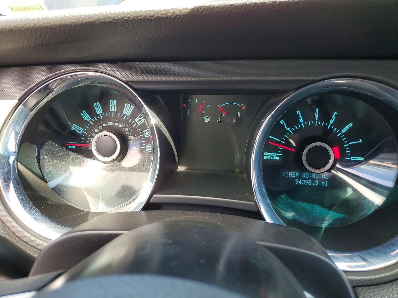 2013 Ford Mustang Black vin: 1ZVBP8EM0D5217066