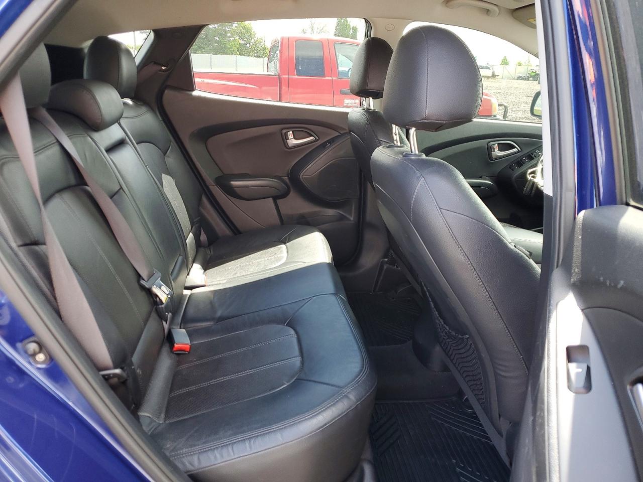 2013 Hyundai Tucson Limited Blue vin: KM8JUCAC2DU581823