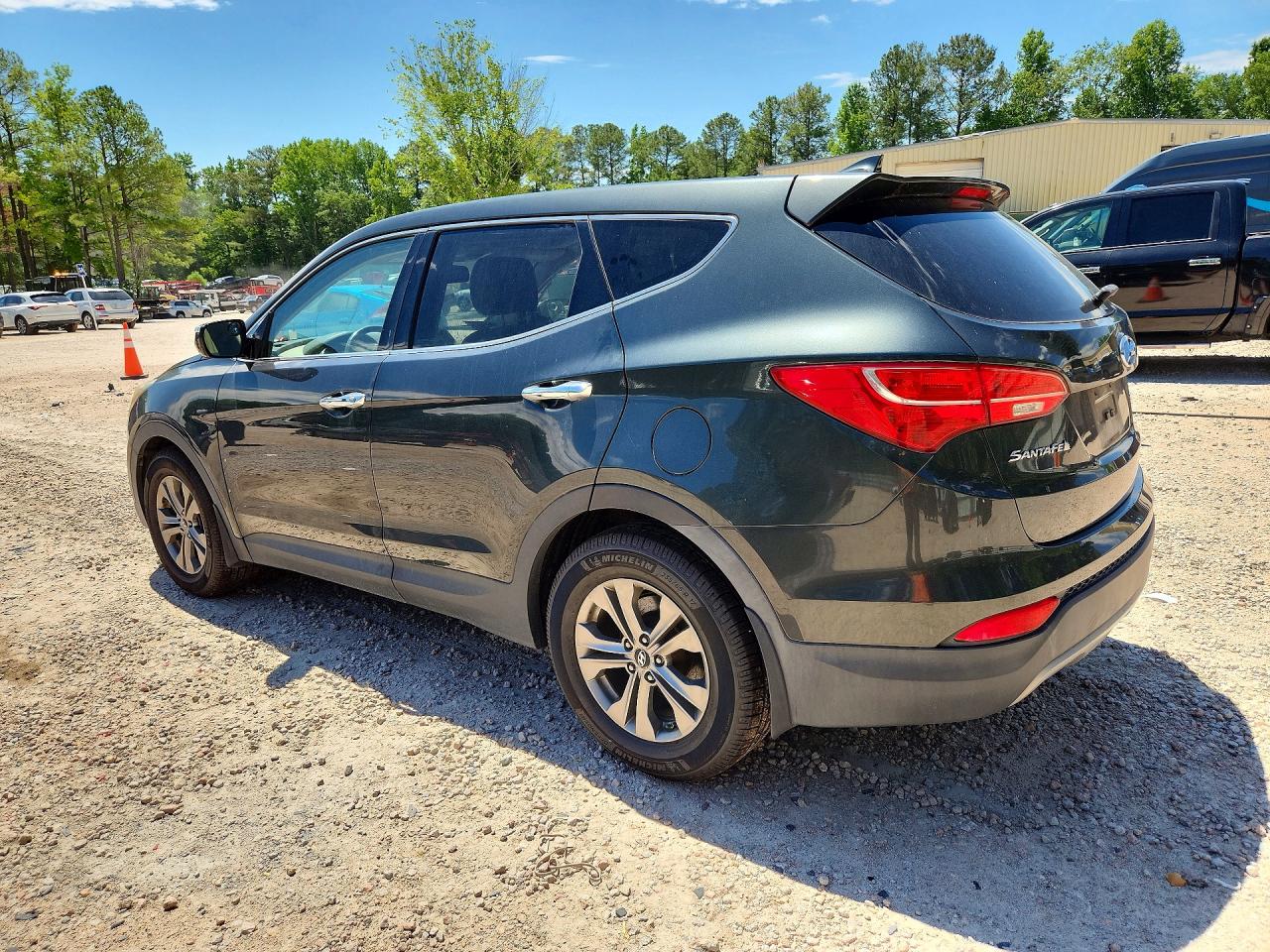 2013 Hyundai Santa Fe Sport 2.4l Green vin: 5XYZU3LB9DG035355