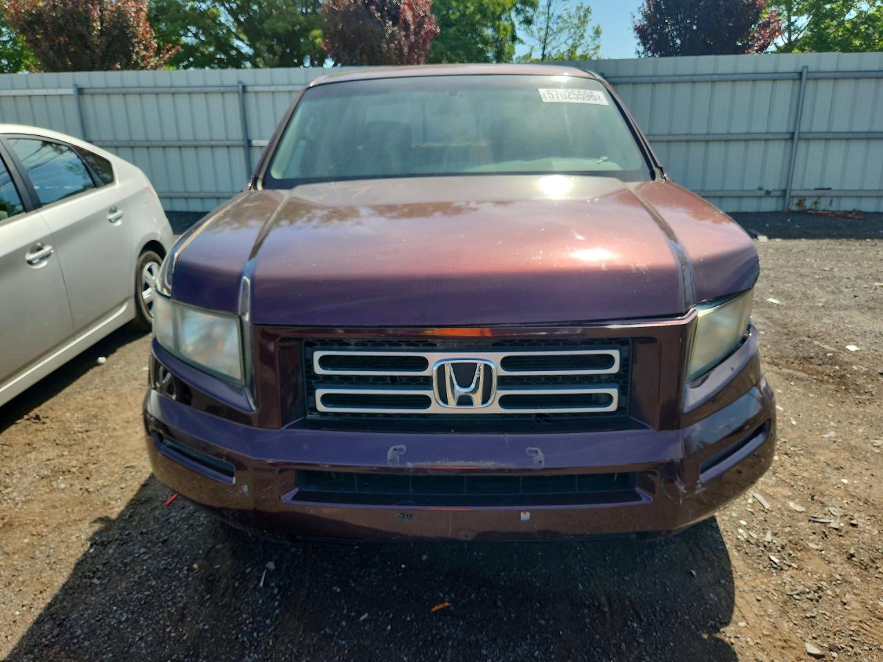 2008 Honda Ridgeline Rt Burgundy vin: 2HJYK16238H518067