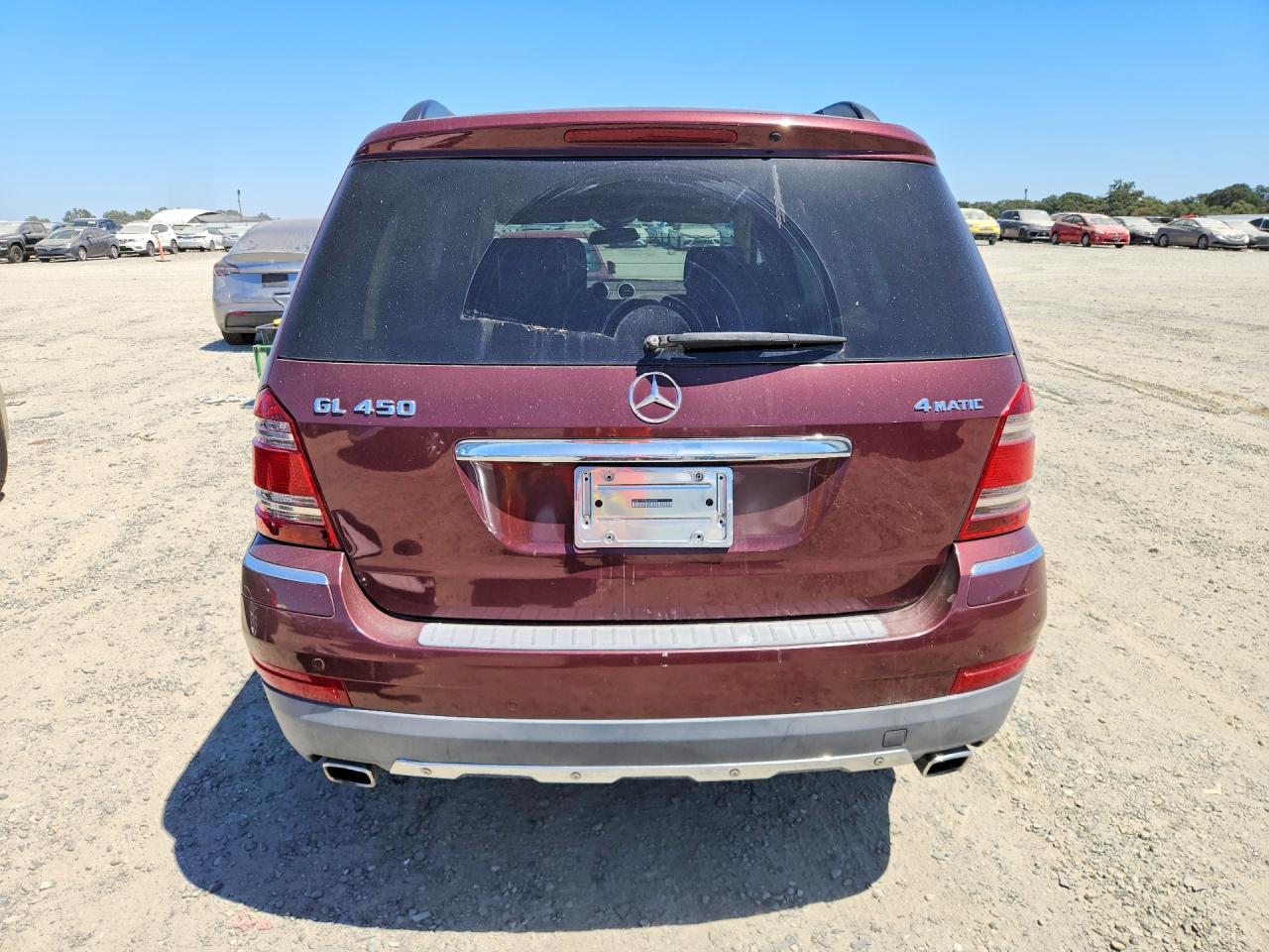 2008 Mercedes-benz Gl 450 4matic Burgundy vin: 4JGBF71E28A309688