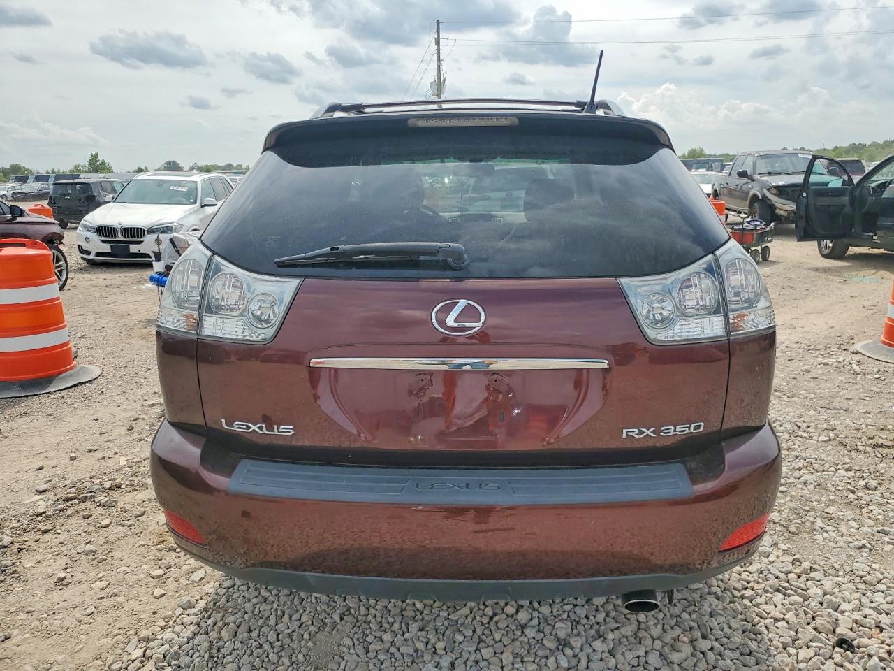 2009 Lexus Rx 350 Maroon vin: JTJGK31UX99852793