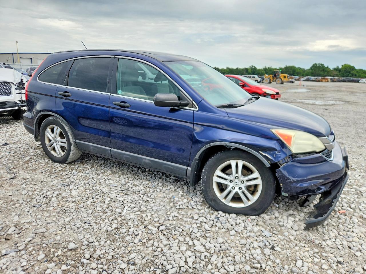 2010 Honda Cr-v Ex Blue vin: 5J6RE4H52AL002181