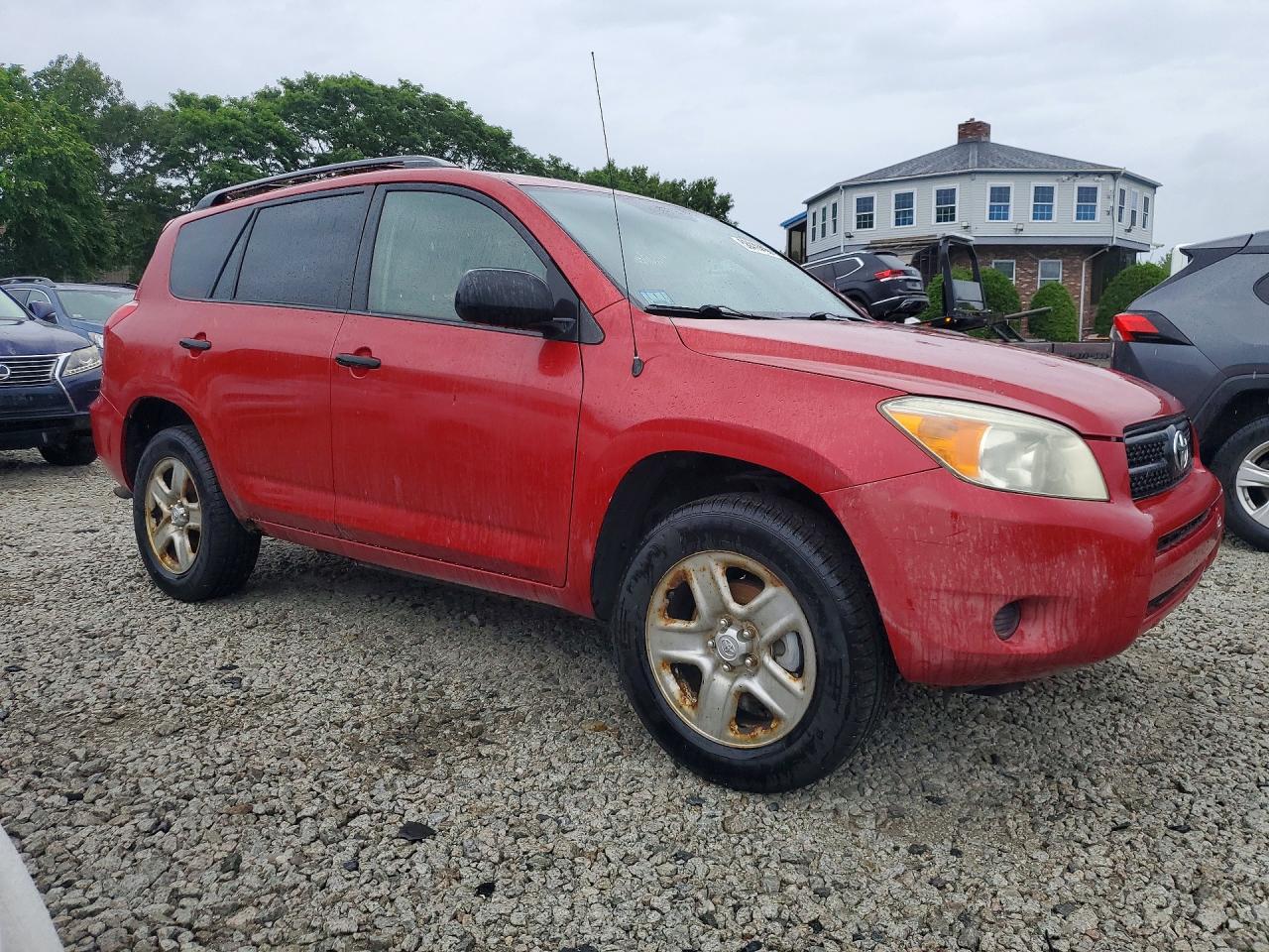 2007 Toyota Rav4 Base Red vin: JTMBD35V275115036