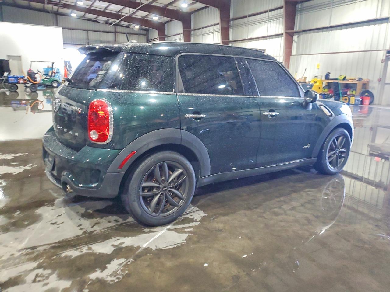 2014 Mini Cooper S Countryman Green vin: WMWZC5C5XEWM17582