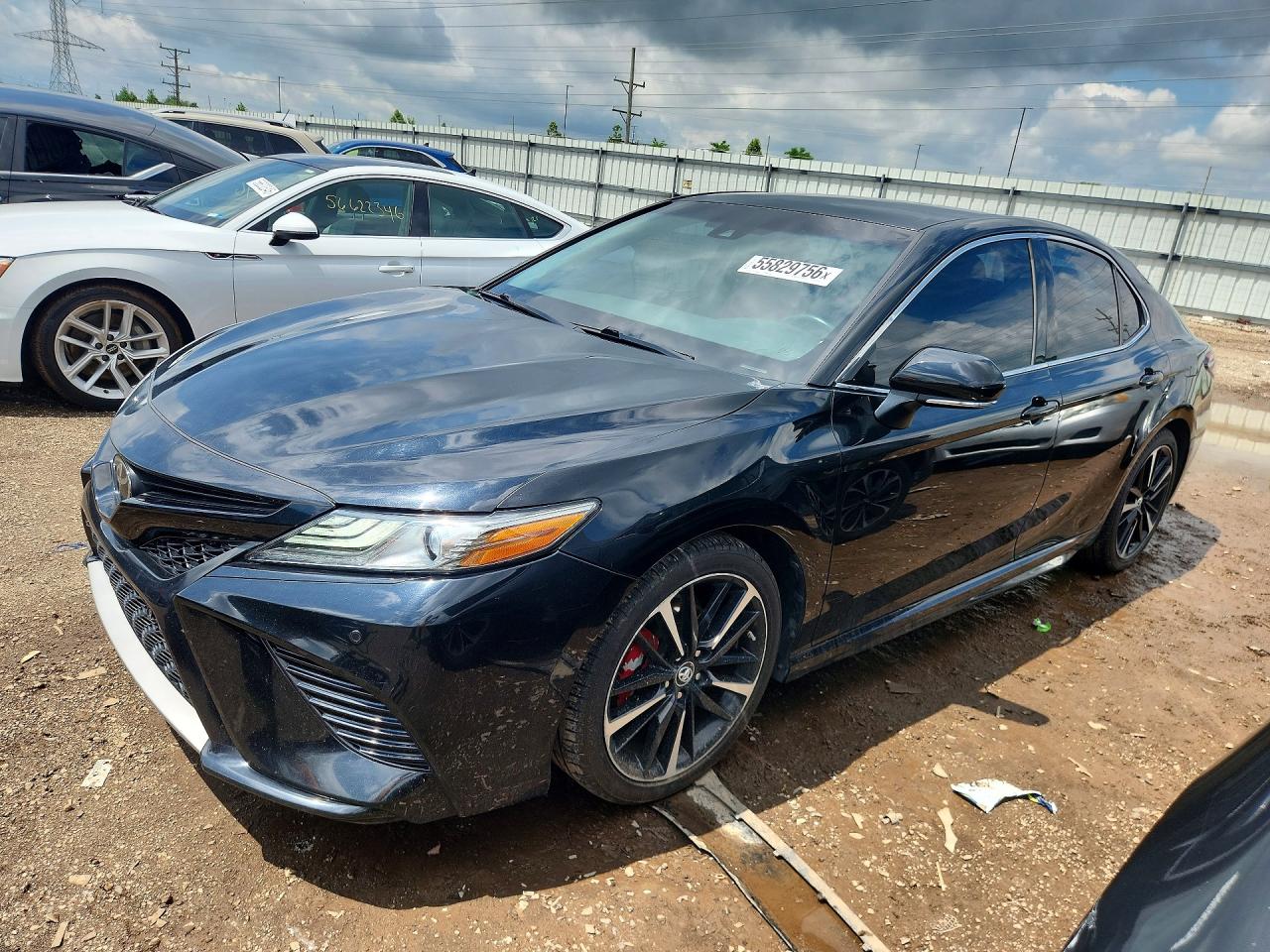 2018 Toyota Camry Xse Черный vin: 4T1B61HK8JU562947