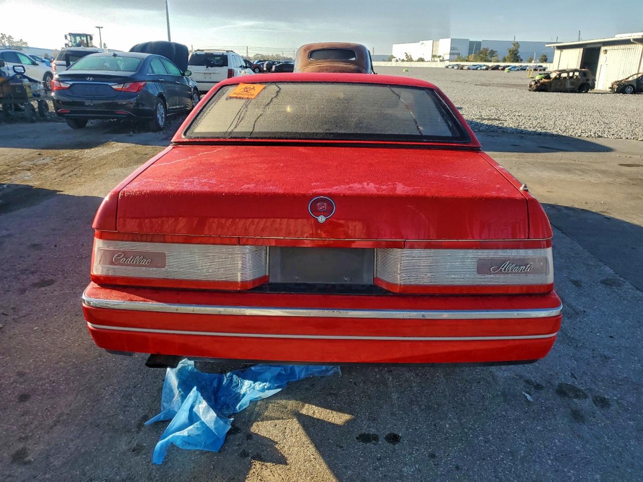 1988 Cadillac Allante Red vin: 1G6VR3174JU100365