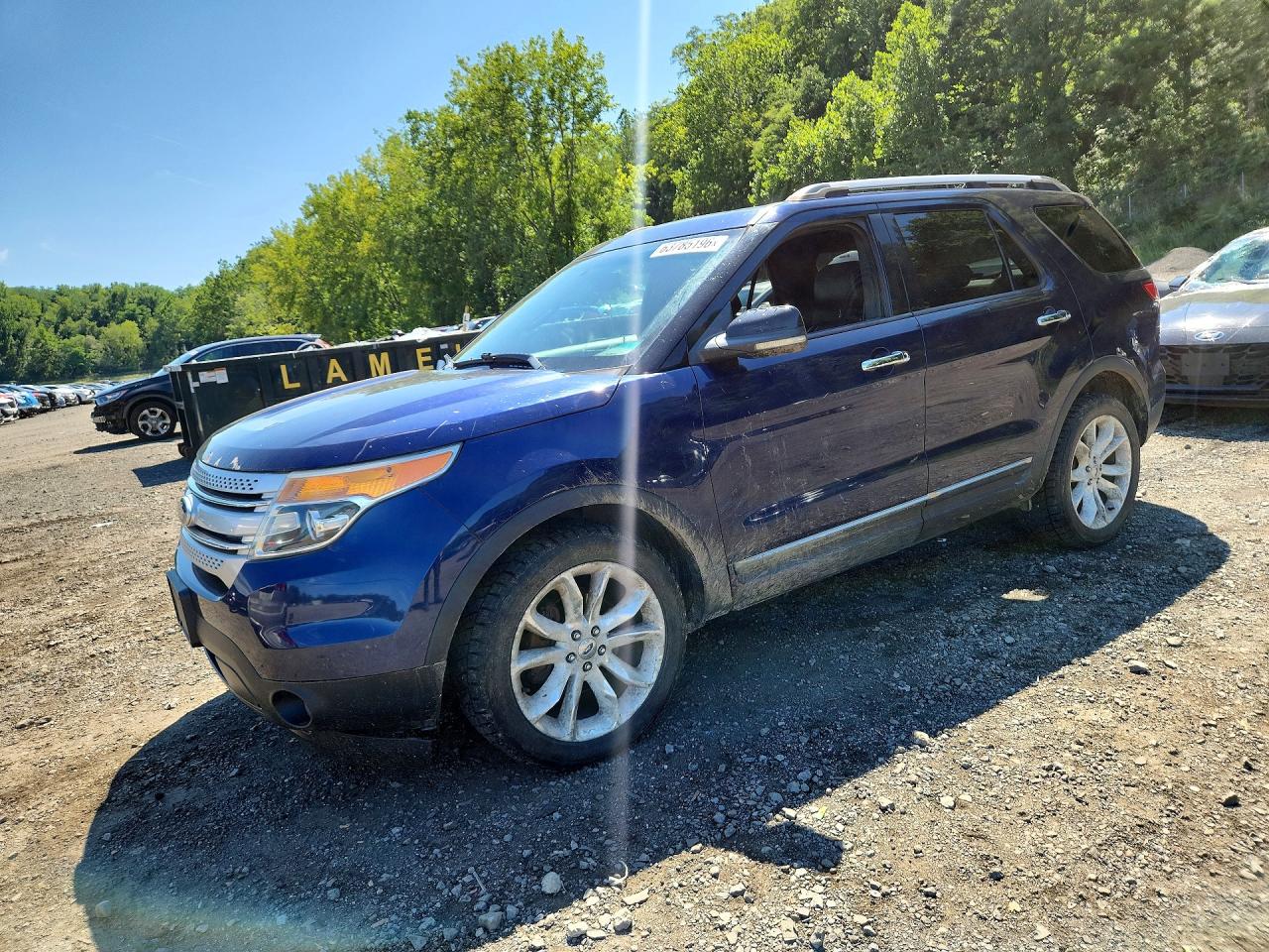 2011 Ford Explorer Xlt Blue vin: 1FMHK8D85BGA08483