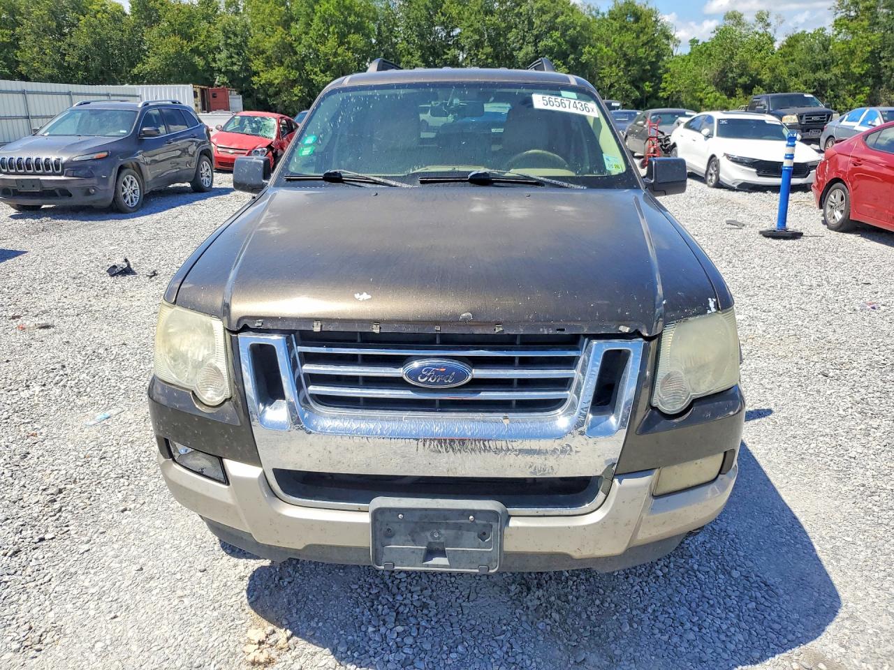 2008 Ford Explorer Eddie Bauer Green vin: 1FMEU64E08UA11034
