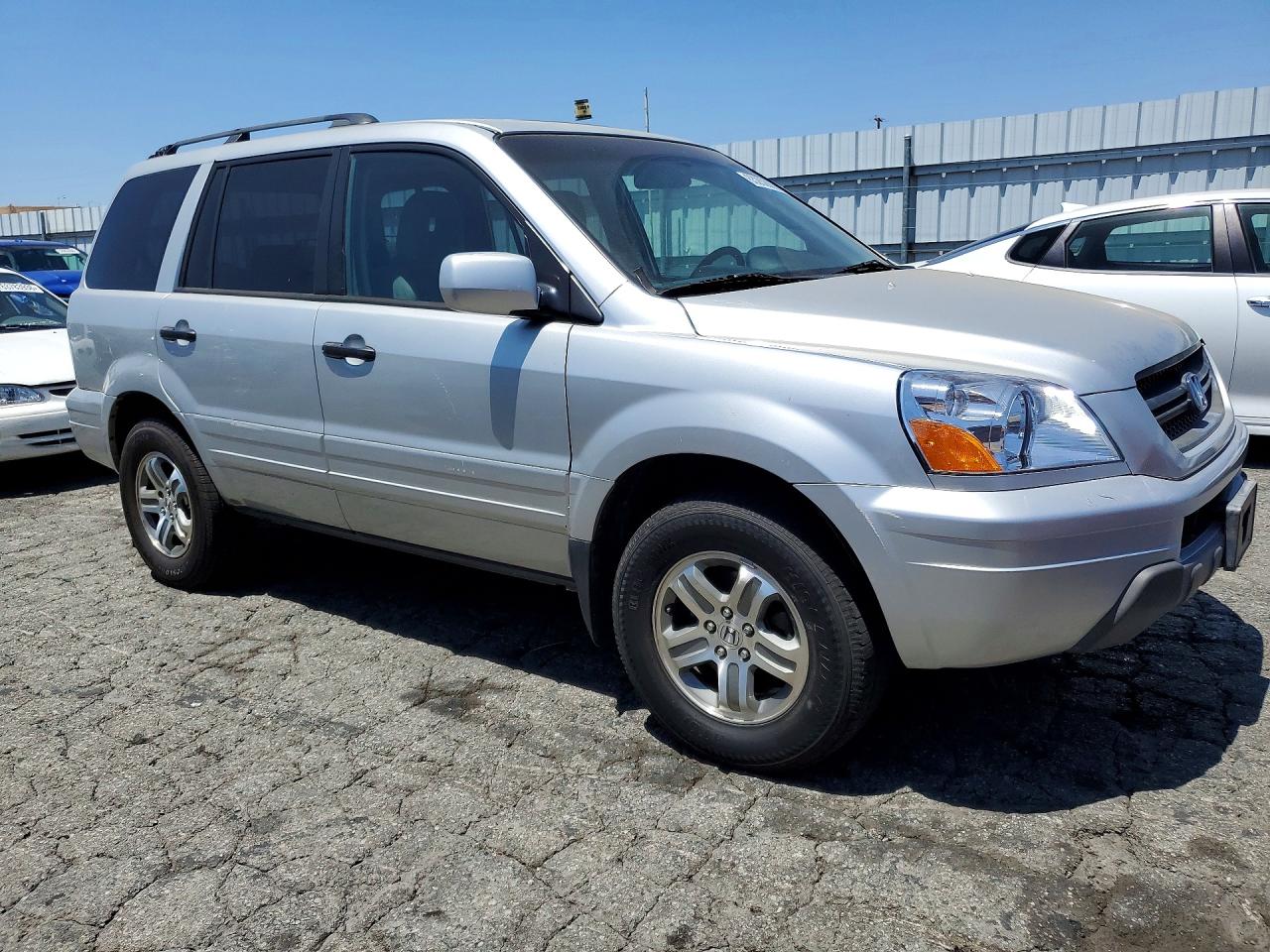 2005 Honda Pilot Exl Серебряный vin: 2HKYF18645H531194