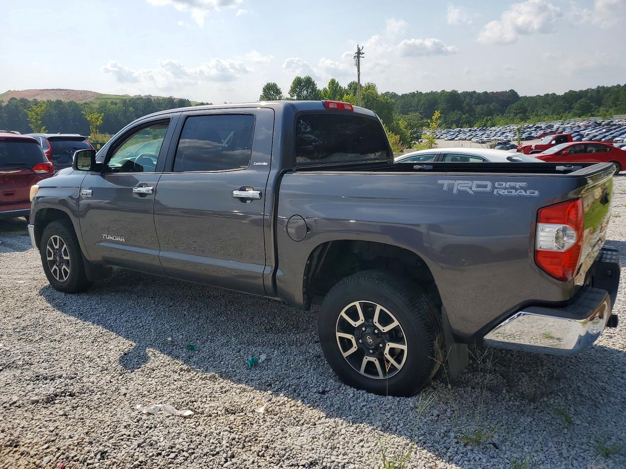2014 Toyota Tundra Crewmax Limited Gray vin: 5TFFY5F17EX155823