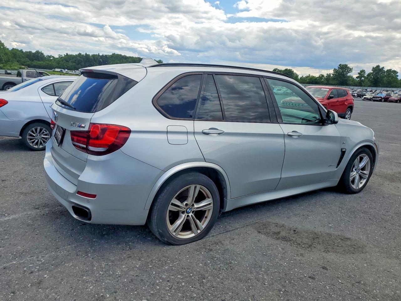 2015 Bmw X5 Xdrive50i Silver vin: 5UXKR6C58F0J76214