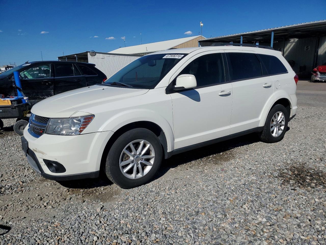 2014 Dodge Journey Sxt White vin: 3C4PDDBG9ET164541