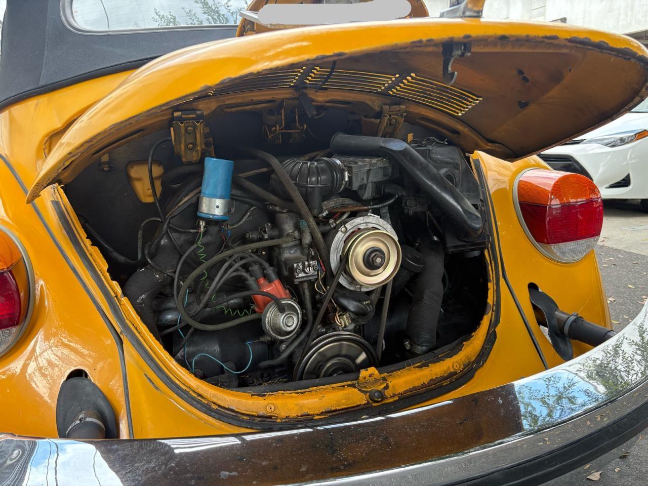 1978 Volkswagen Beetle Yellow vin: 1582009550