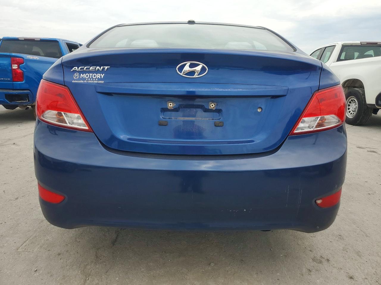 2015 Hyundai Accent Gls Blue vin: KMHCT4AE0FU821652