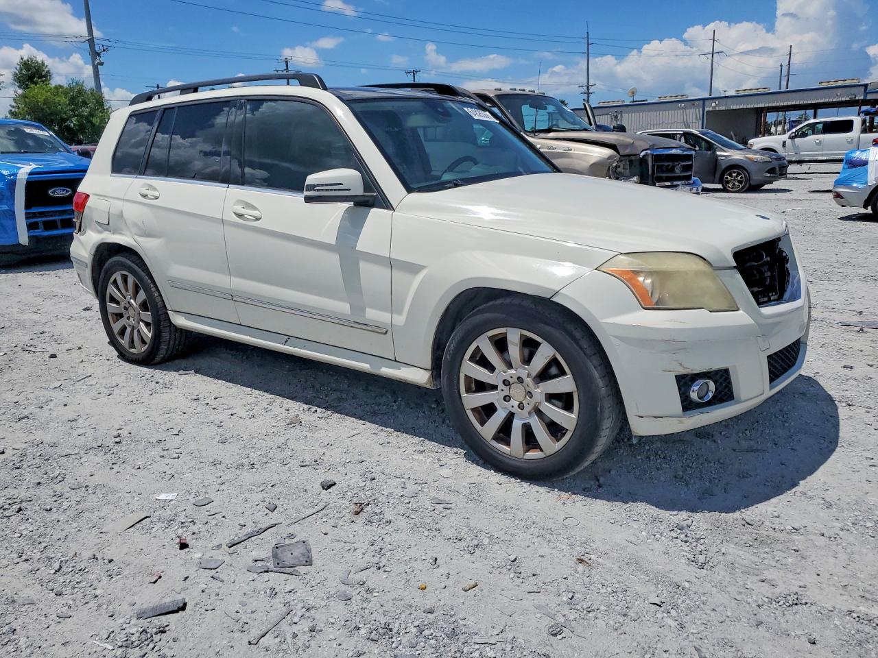 2012 Mercedes-benz Glk 350 4matic White vin: WDCGG8HB8CF839551