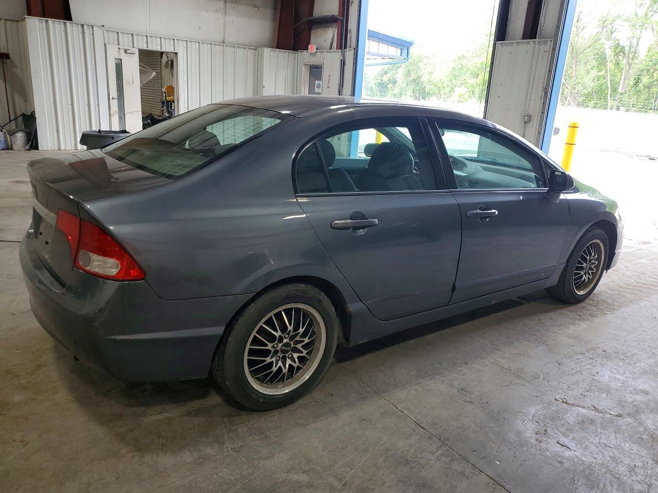 2011 Honda Civic Lx Gray vin: 2HGFA1E52BH516216