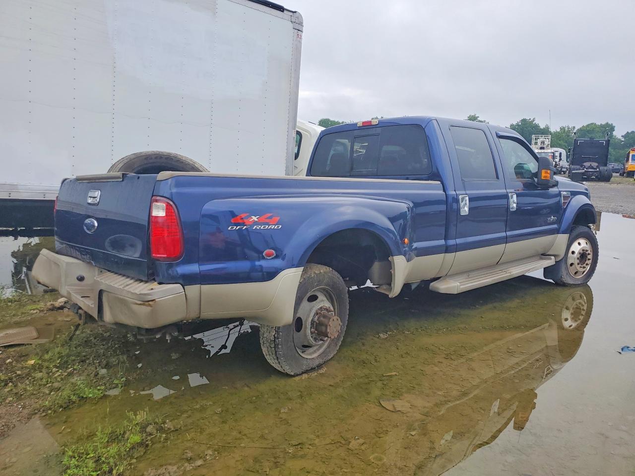 2008 Ford F450 Super Duty Blue vin: 1FTXW43R38EC30015