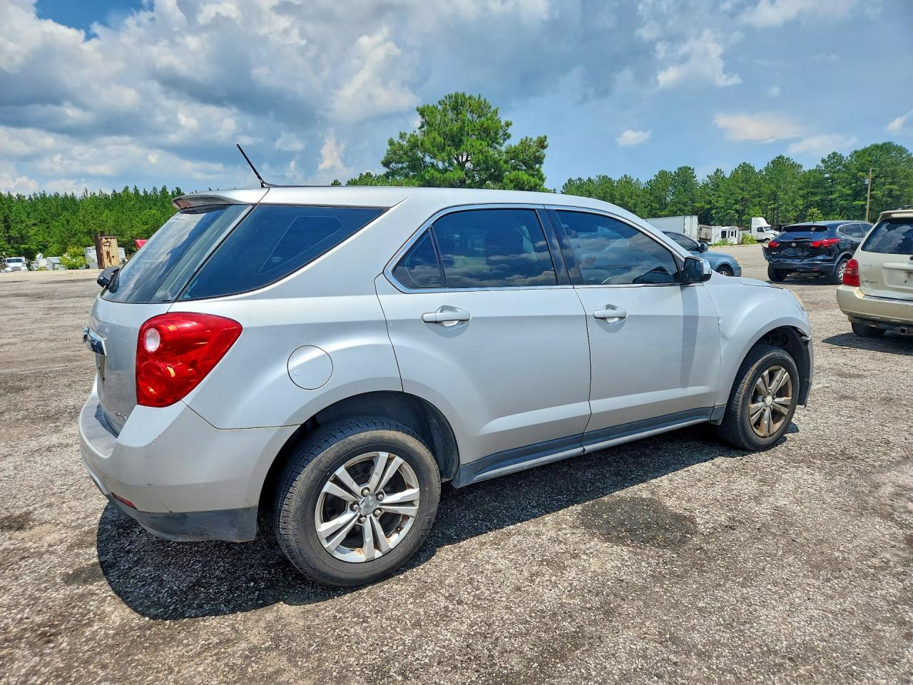 2013 Chevrolet Equinox Ls Silver vin: 2GNALBEK6D6227294