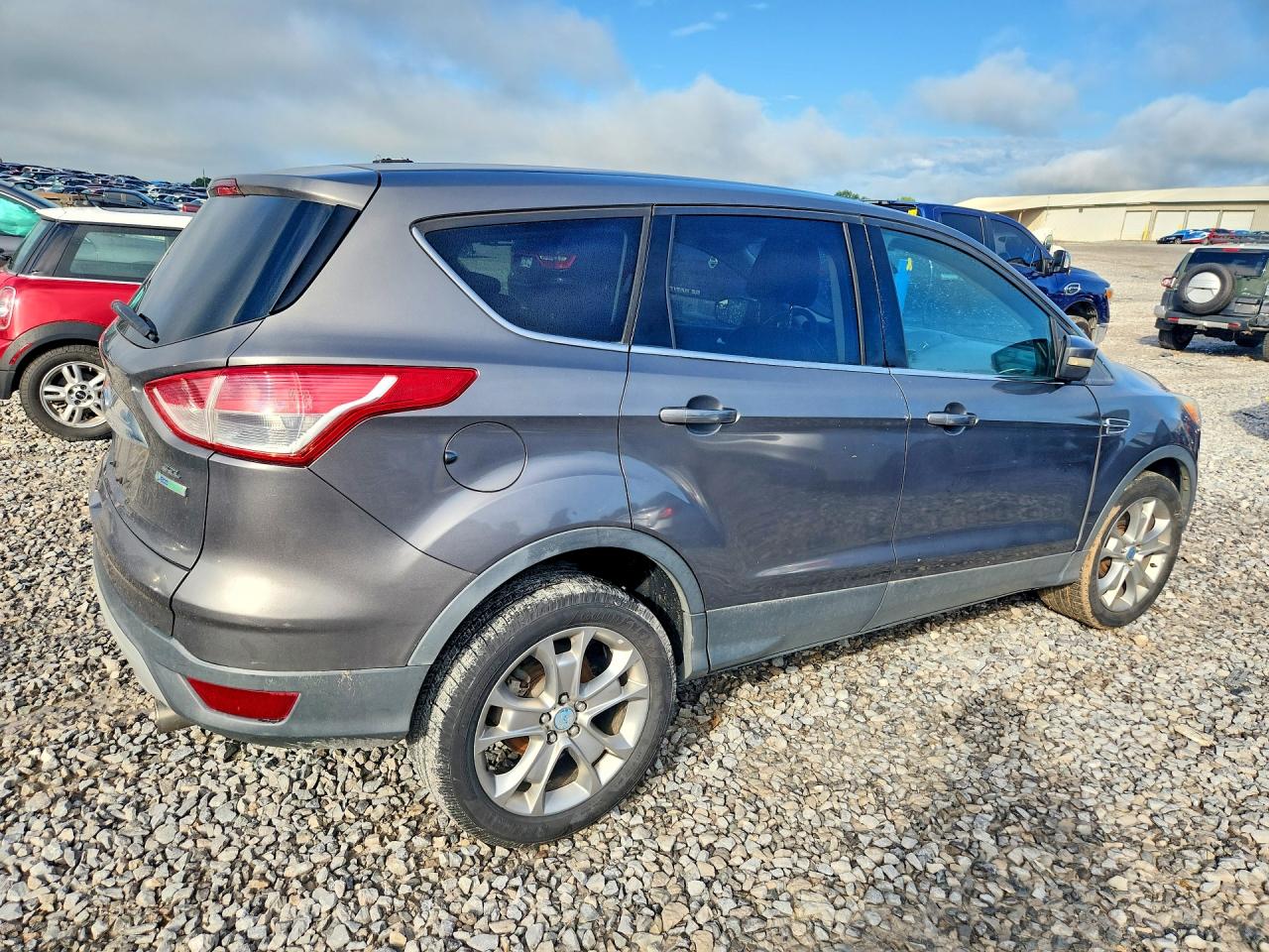 2013 Ford Escape Sel Gray vin: 1FMCU0H92DUA73174