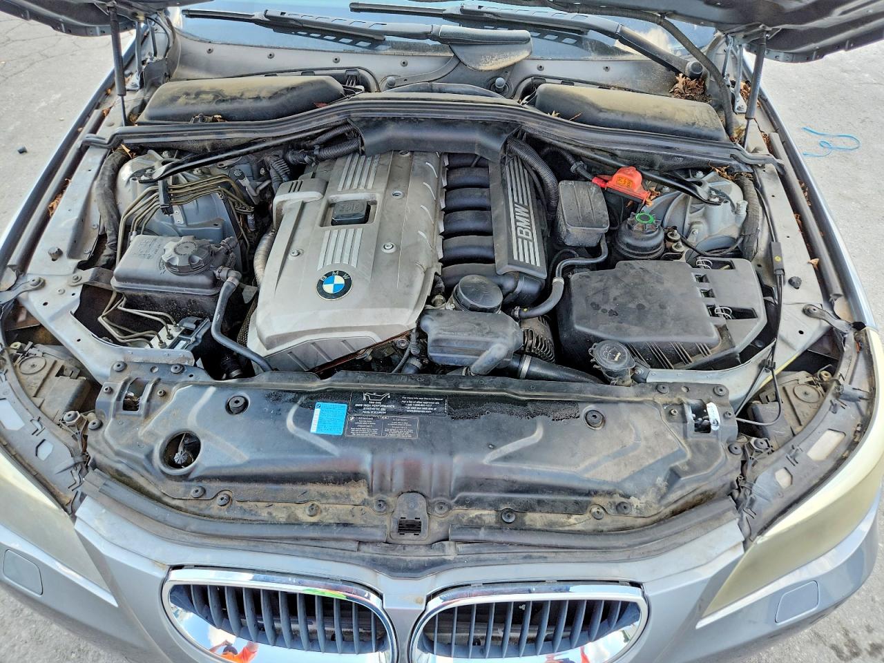 2006 Bmw 530 I Silver vin: WBANE73506CM35869