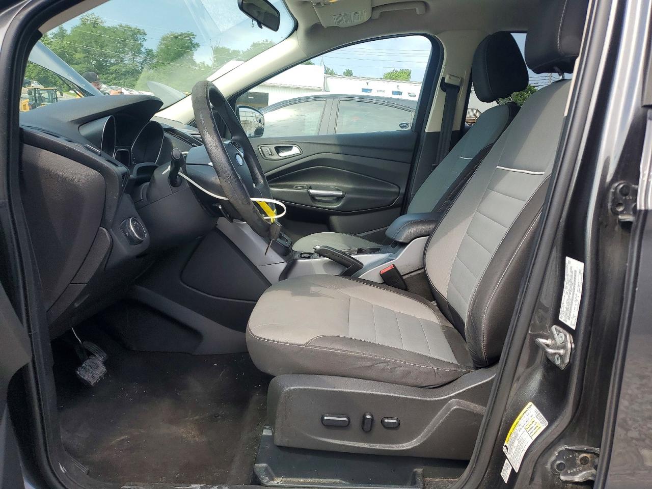 2015 Ford Escape Se Gray vin: 1FMCU9G97FUB82125