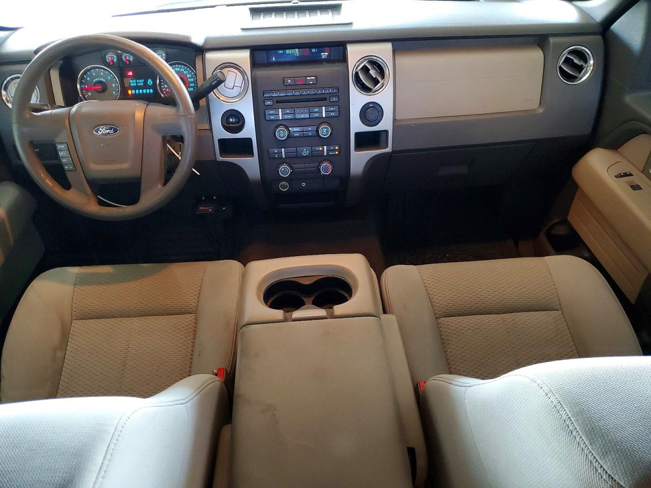 2010 Ford F150 Super Cab White vin: 1FTEX1C85AFC53256