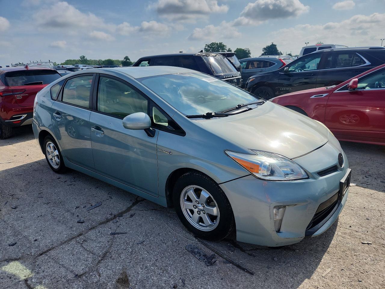 2013 Toyota Prius Two Teal vin: JTDKN3DU6D5617775