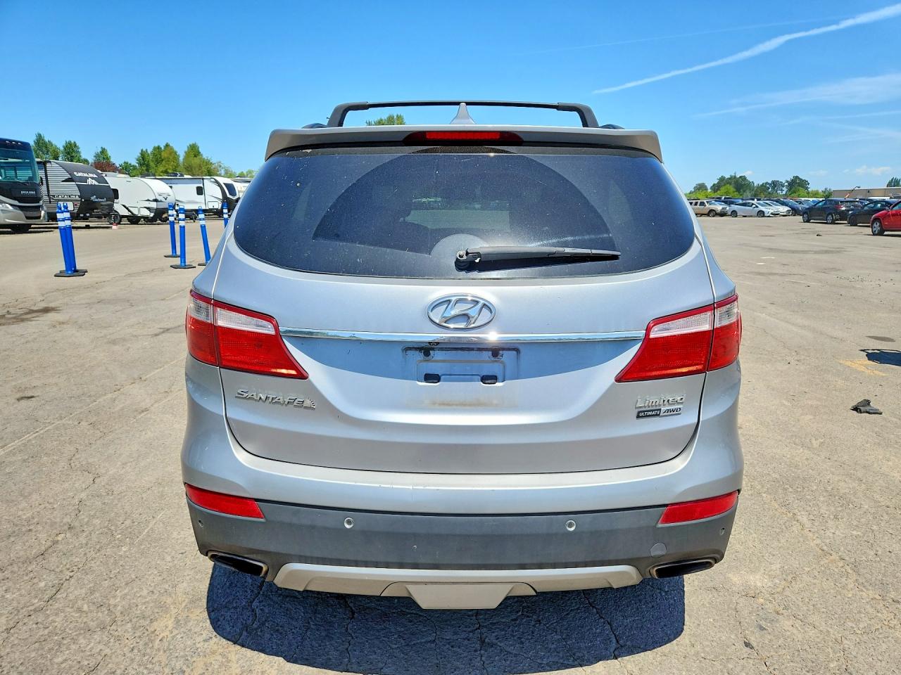 2015 Hyundai Santa Fe Gls Серебряный vin: KM8SRDHF6FU125192