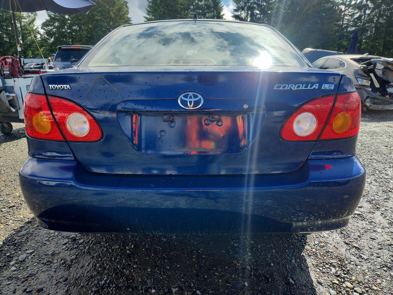 2004 Toyota Corolla Le Blue vin: 1NXBR38E54Z312700