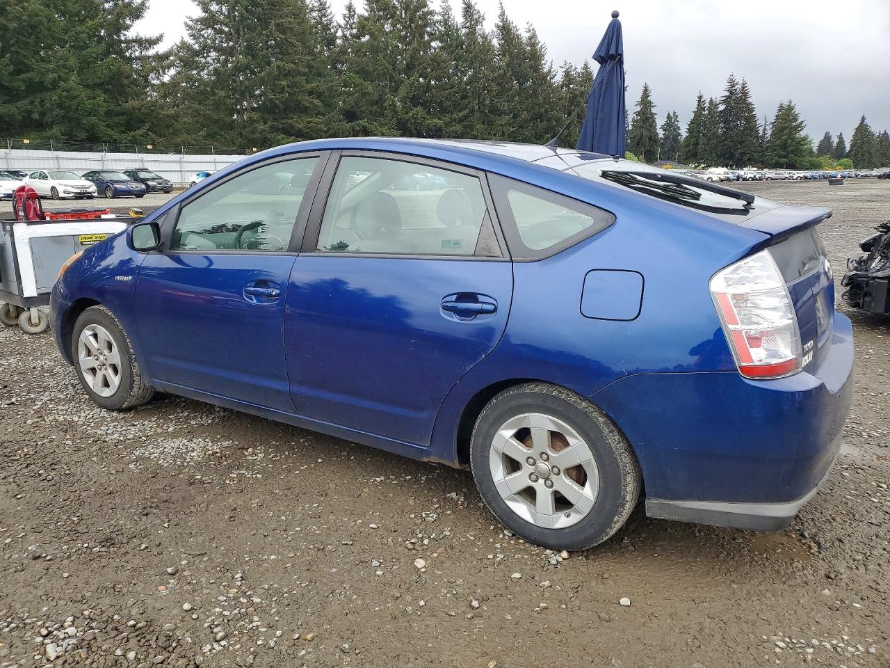 2009 Toyota Prius Base Blue vin: JTDKB20U697856019