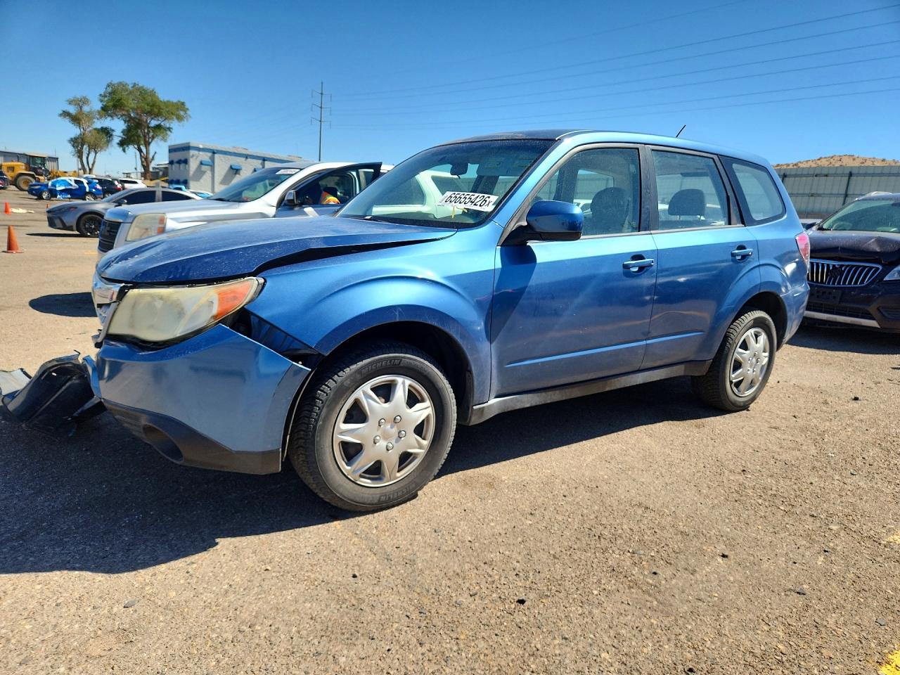 2009 Subaru Forester 2.5x Blue vin: JF2SH61639H777442