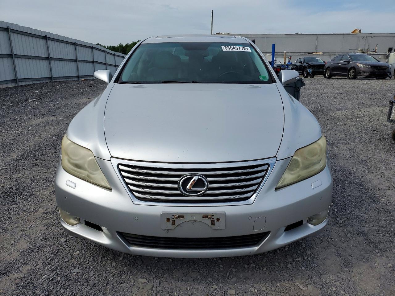 2010 Lexus Ls 460 Silver vin: JTHCL5EF4A5007356