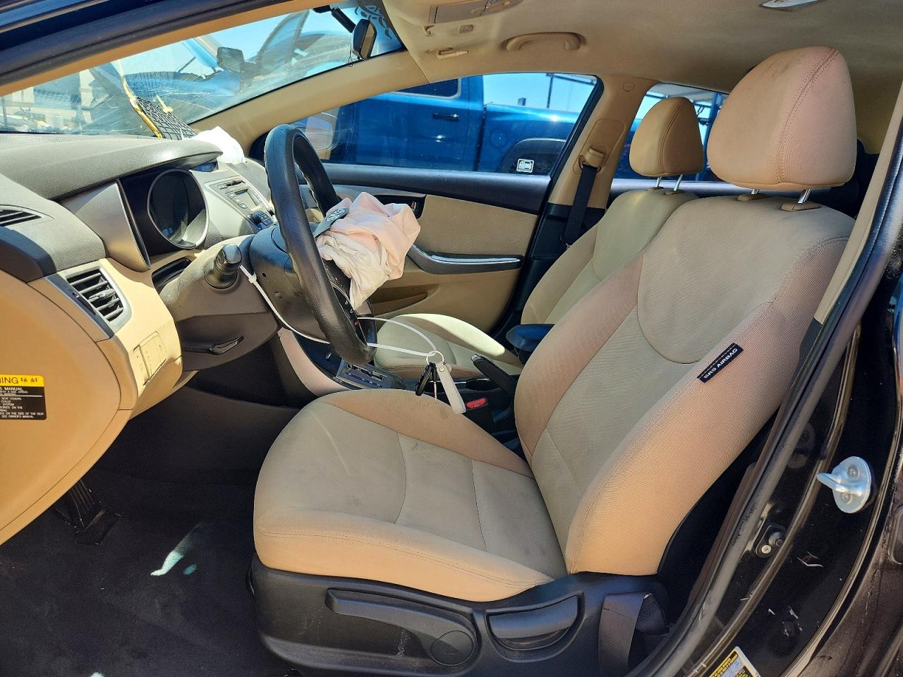 2013 Hyundai Elantra Gls Black vin: KMHDH4AE3DU849237