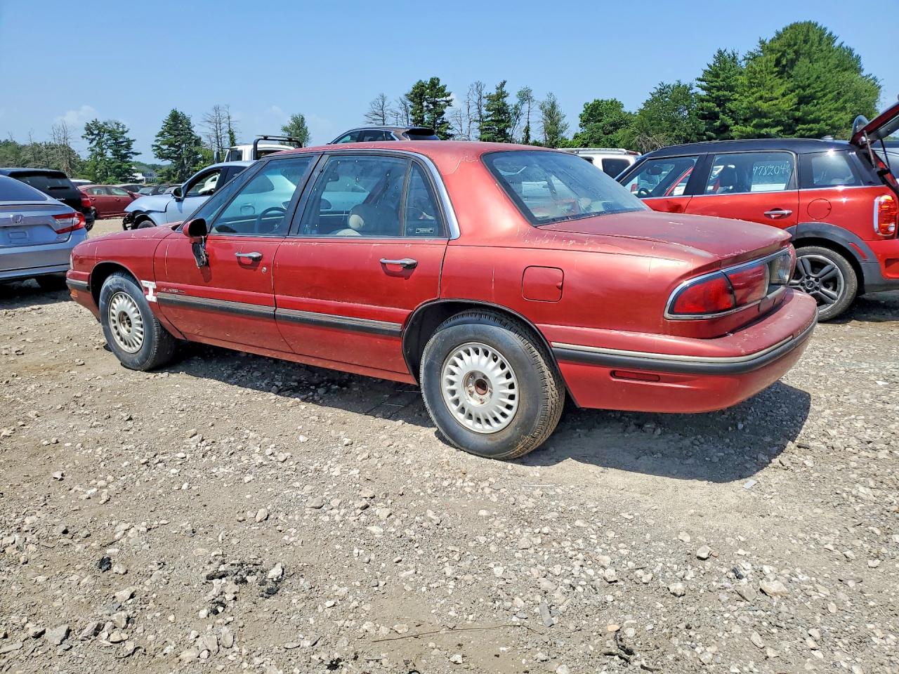 1997 Buick Lesabre Custom Maroon vin: 1G4HP52K6VH482696