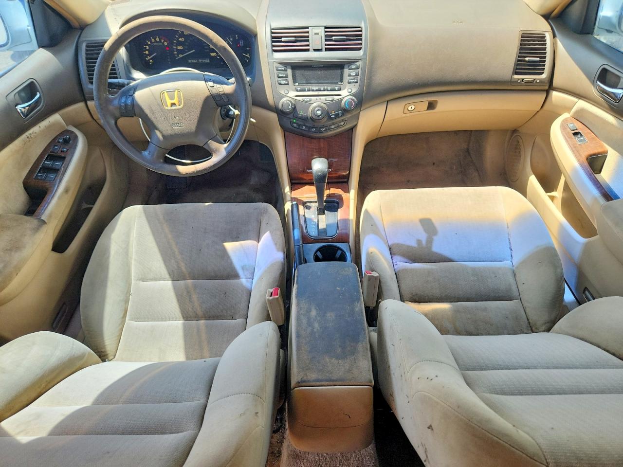 2007 Honda Accord Ex White vin: 1HGCM56747A168149