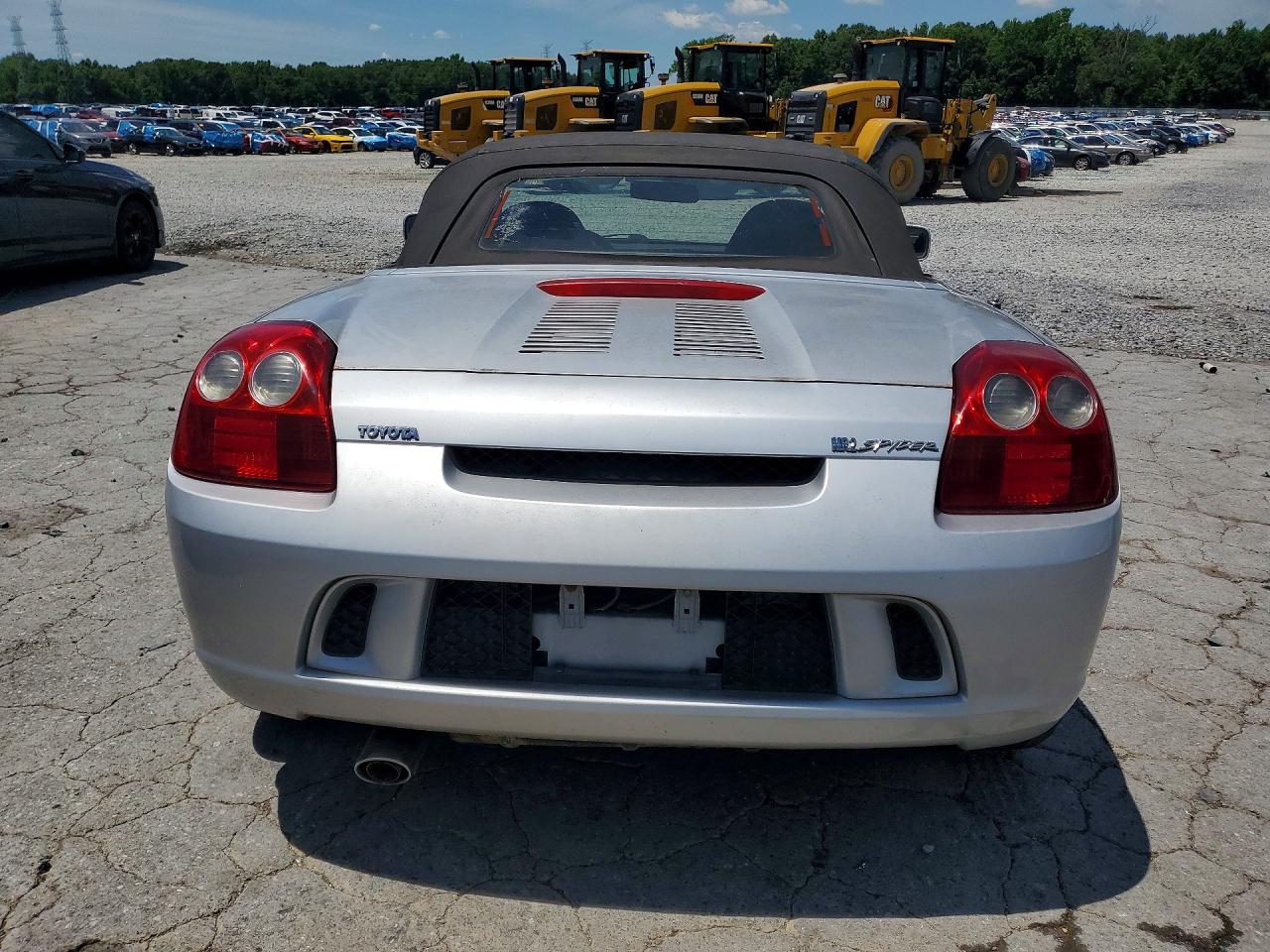 2003 Toyota Mr2 Spyder Silver vin: JTDFR320530064392