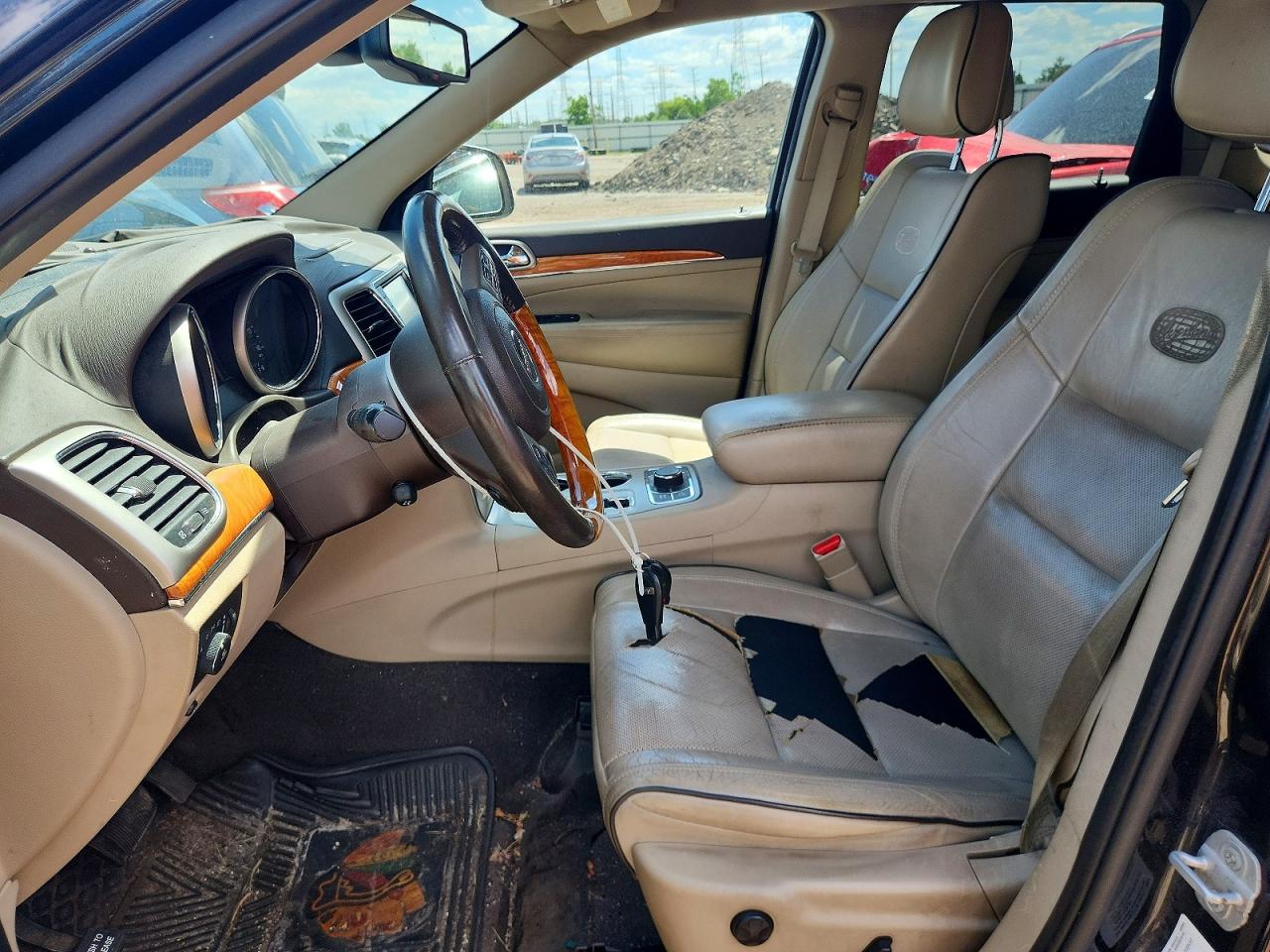 2012 Jeep Grand Cherokee Overland Black vin: 1C4RJFCT6CC141610