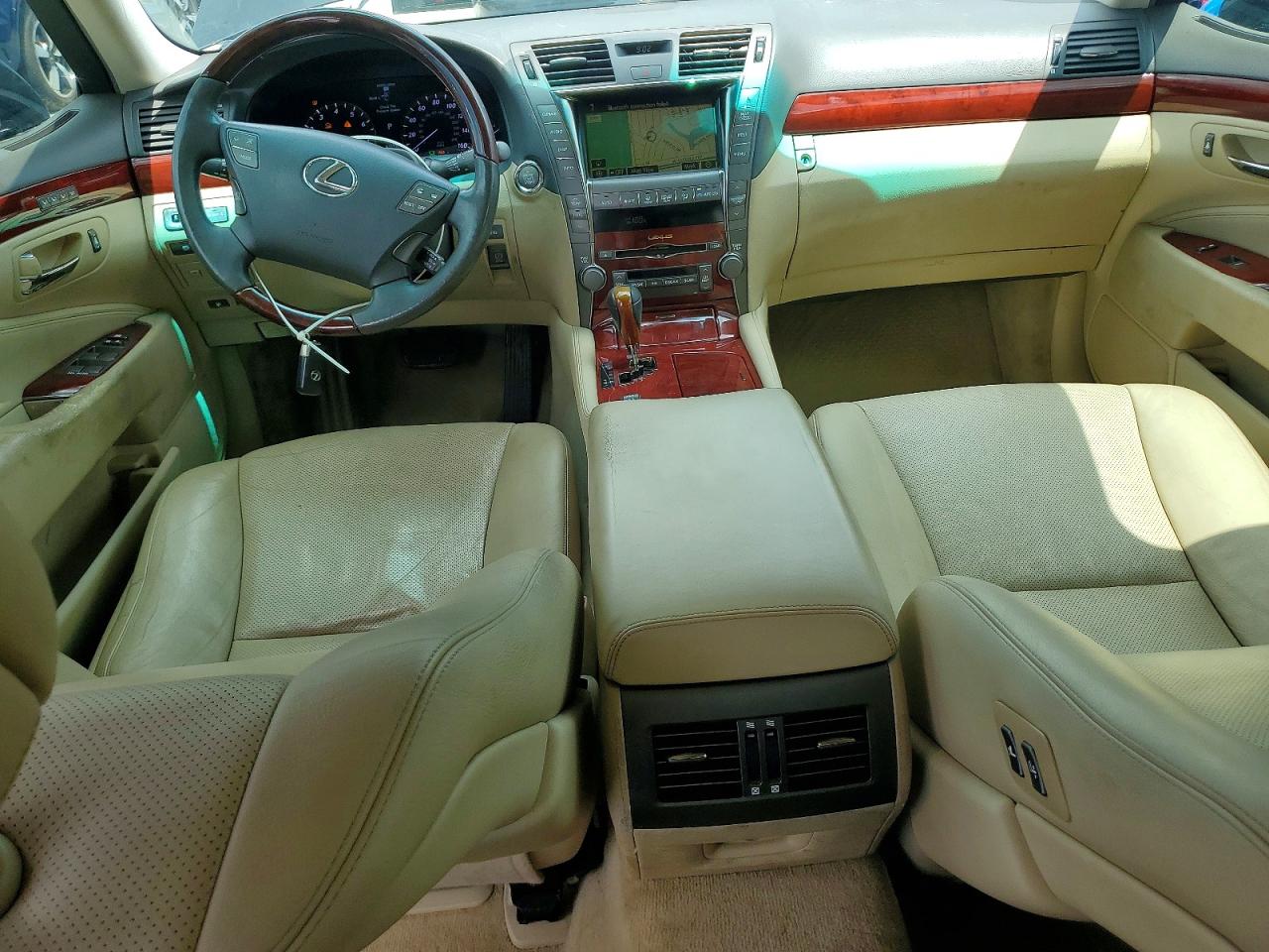 2008 Lexus Ls 460 Black vin: JTHBL46F685078234
