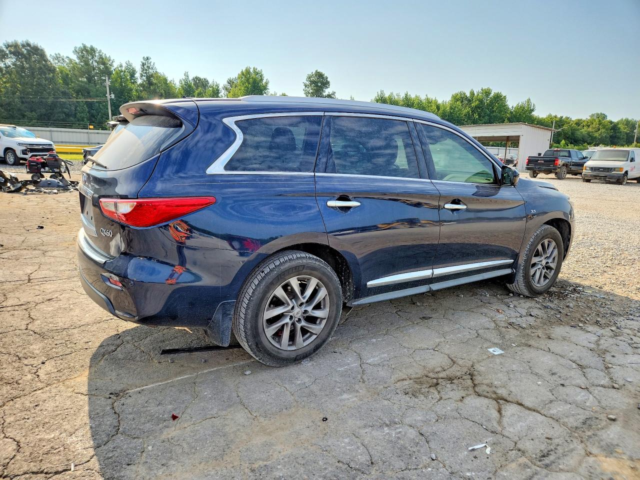 2015 Infiniti Qx60 Base Синий vin: 5N1AL0MM5FC507892