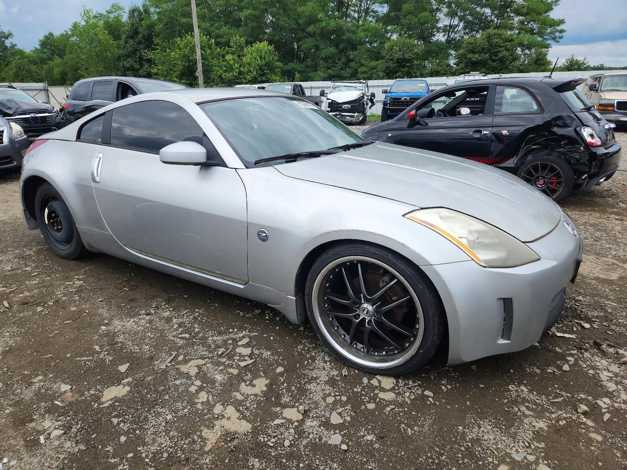 2003 Nissan 350z Coupe Gray vin: JN1AZ34E83T010105