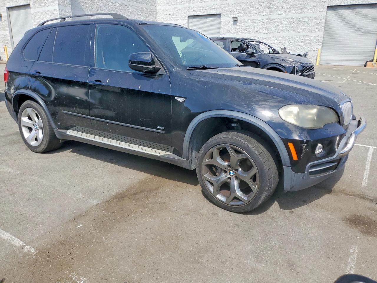 2007 Bmw X5 4.8i Black vin: 5UXFE83597LZ45487