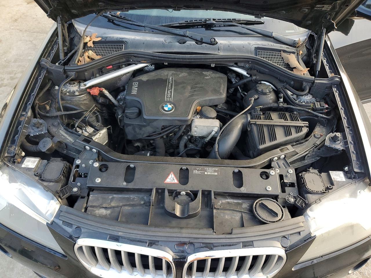 2013 Bmw X3 Xdrive28i Black vin: 5UXWX9C57D0A19234